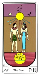 Arcano del Sol en el Tarot Egipcio